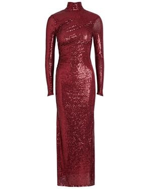 Needle & Thread Malia Sequin-Embellished Tulle Gown - Red