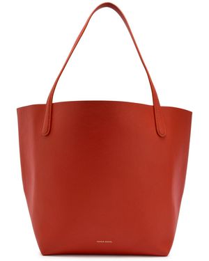 Mansur Gavriel Everyday Leather Tote Bag - Red