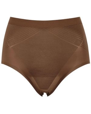 Spanx Thinstincts 2.0 High-Waist Briefs - Brown