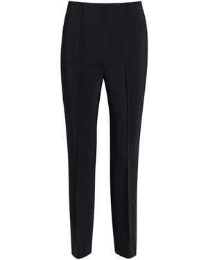 Rohe Straight-Leg Stretch-Crepe Pants - Black
