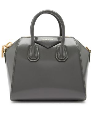 Givenchy Antigona Mini Leather Top Handle Bag - Grey