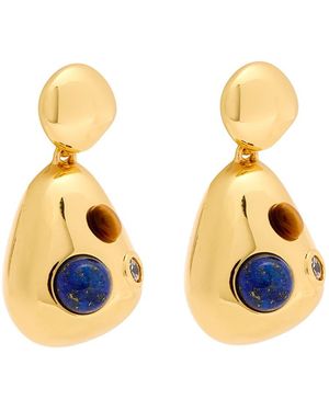 Eliou Analu 18Kt-Plated Drop Earrings - Metallic