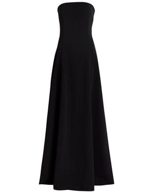 Solace London Helena Strapless Crepe Maxi Dress - Black