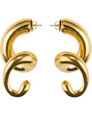Hugo Kreit Pistil Spiral Earrings - Metallic