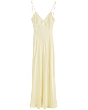 Bec & Bridge Cedar City Satin Maxi Dress - White