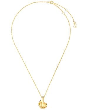 Anissa Kermiche French For Goodnight 18Kt-Plated Necklace - Metallic