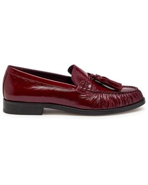 Alohas Marietta Patent Leather Loafers - Red