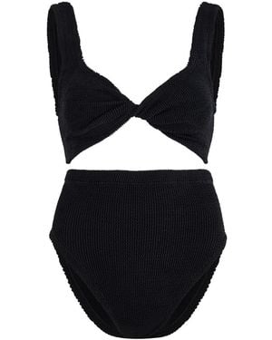 Hunza G Jamie Crinkle Bikini - Black