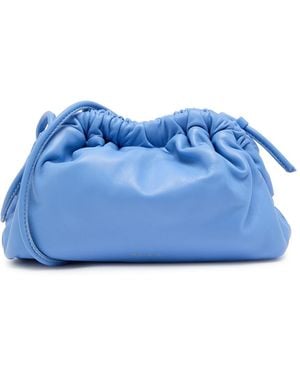 Mansur Gavriel Cloud Mini Leather Clutch - Blue