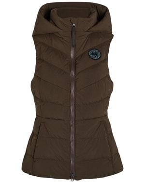 Canada Goose Clair Detachable-Hood Padded Shell Gilet - Green