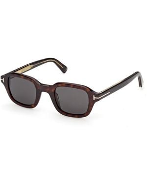 Tom Ford Icon Rectangle-Frame Sunglasses - Multicolour