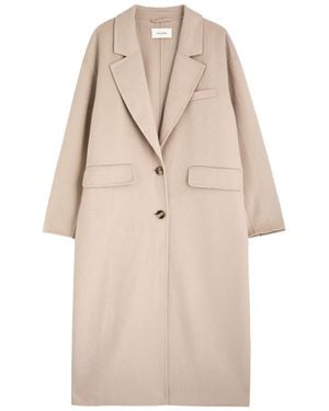 American Vintage Dadoulove Wool-Blend Coat - Natural