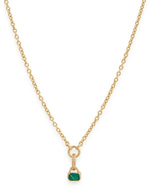V By Laura Vann Crystal-embellished 18kt Gold-plated Necklace - Metallic
