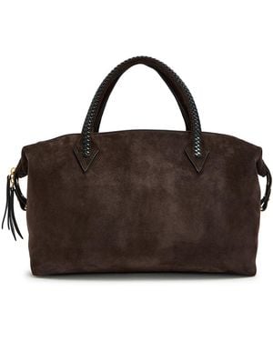 Metier Vérité City Suede Tote Bag - Brown
