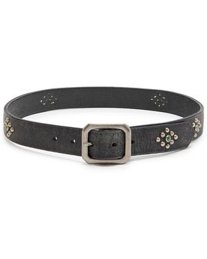CHERRY LA Studded Leather Belt - Black