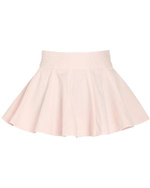 Alaïa Peplum Denim Belt - Pink