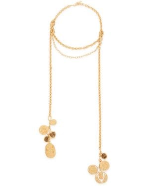 Chloé The Chloé Medals Layered Necklace - White