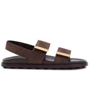 Tod's Nubuck Sandals - White