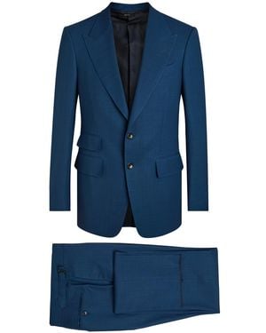 Tom Ford Fresco Shelton Evening Suit - Blue