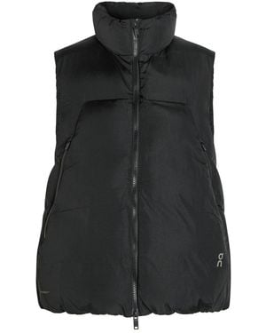 On Shoes All-Day Padded Nyl Gilet - Black