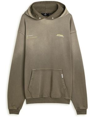 Represent Patron Of The Club Hooded Cotton Sweatshirt - Green