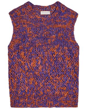 Dries Van Noten Tamou Cotton Vest - Red