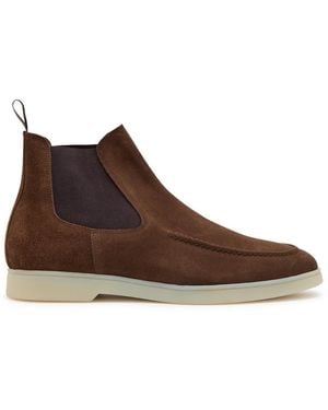 Aurélien City Suede Chelsea Boots - Brown