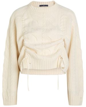 High Revue Cable-Knit Sweater - Natural