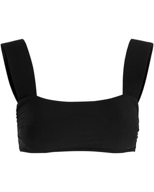 Bondi Born Away That Day Sorrento Halterneck Designer Bikini Top, Bright, S - Black