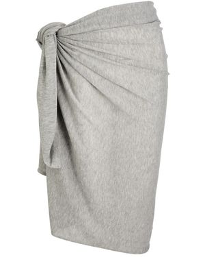 TOTEME Fine-Knit Sarong - Grey