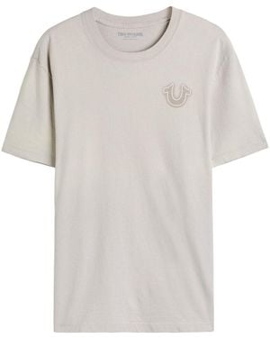 True Religion Vintage Puff Buddha Cotton T-Shirt - White