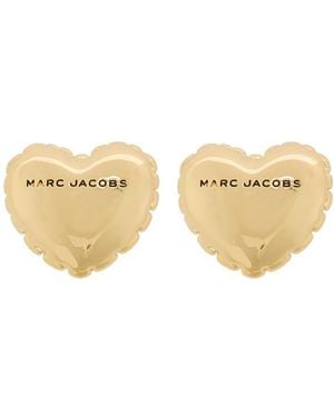 Marc Jacobs The Heart Balloon Stud Earrings - White