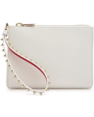 Christian Louboutin Cabata Mini Leather Pouch - White