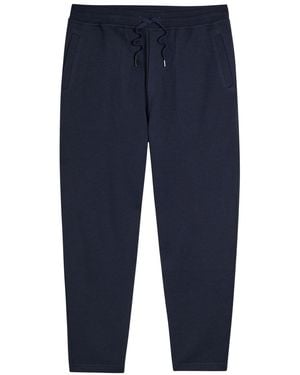 Brunello Cucinelli Tapered-Leg Cotton-Blend Joggers - Blue