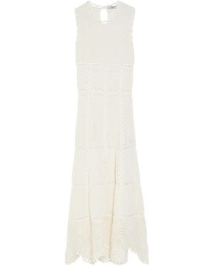 Erdem Scalloped Crochet Cotton Maxi Dress - White