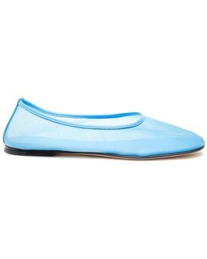 Dear Frances Balla Mesh Ballet Flats - Blue