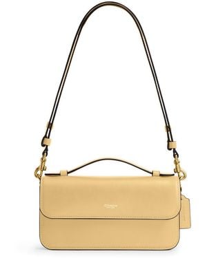 COACH Elora Leather Cross-Body Bag - Metallic