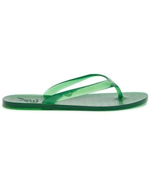 Ancient Greek Sandals Jelly Flip Flops - Green