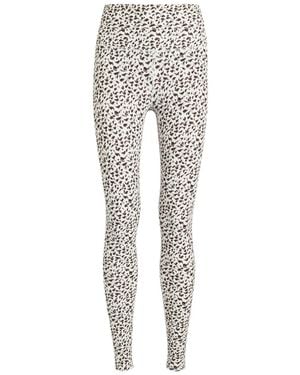 Varley Move High 27 Printed Stretch-Jersey Leggings - Grey