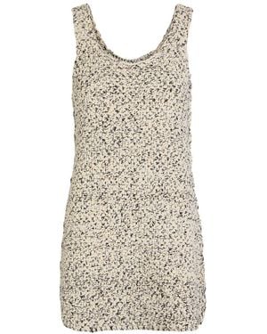 LIBEROWE Woven Cotton-Blend Mini Dress - Natural