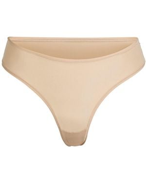 Skims Stretch-Jersey Thong - Natural