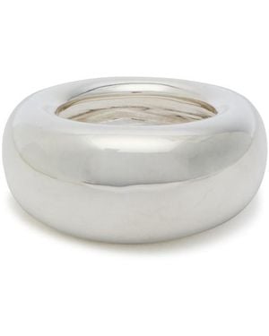 Nina Gordon Puff Sterling Ring - White