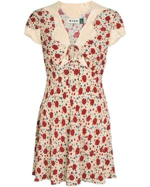 【Rixo】 Celesteプリントクレープ de chineミディドレス Celeste printed crêpe de chine midi dress in multicoloured