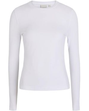 Varley Edna Jersey Top - White