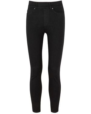 Spanx Clean Stretch-Denim Leggings - Black