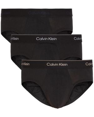 Calvin Klein Icon Stretch-Cotton Briefs - Black