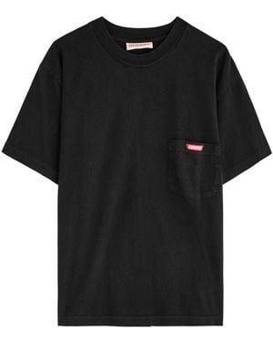 CHERRY LA Logo-Print Cotton T-Shirt - Black