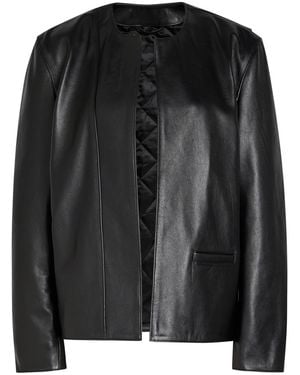TOTEME Quilted Leather Jacket - Black