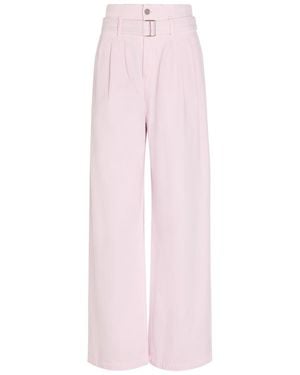 Agolde X Maria Mcmanus Belted Wide-Leg Jeans - Pink