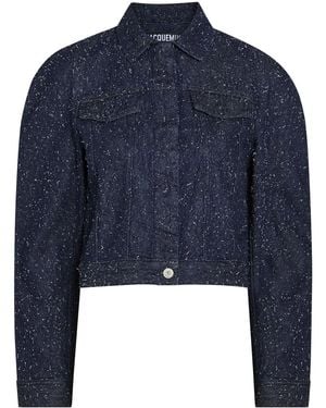 Jacquemus La Veste De-Nimes Ovalo Denim Jacket - Blue